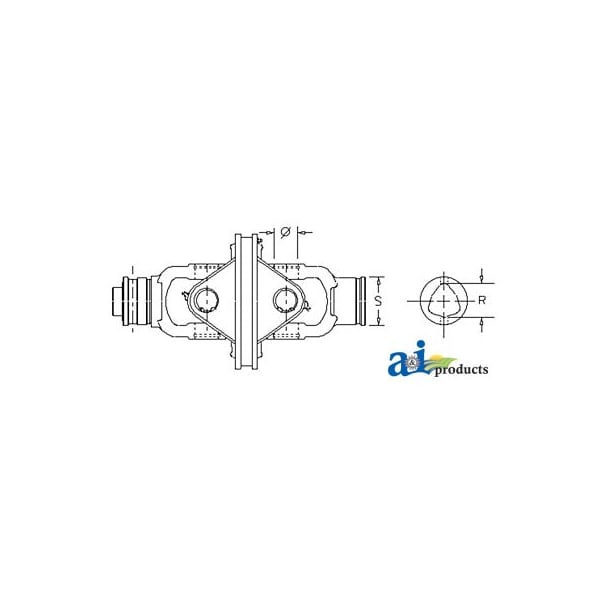 Complete CV Joint, INNER Tube, 650 CV Series, Size 6, 1 3/8" 6 Spl 9" x9" x16"
